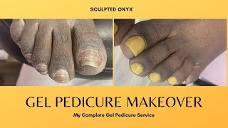 Gel Pedicure Tutorial  Electric File Pedicure [upl. by Chara847]