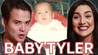 Reacting To My Boyfriends Baby Photos • Saf amp Tyler [upl. by Cletis]