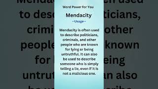 Mendacity [upl. by Chere]