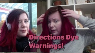 Directions Haircolor Warning [upl. by Attesoj]