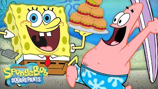 SpongeBobs Summer Krabby Patty Cookout 🍔  25 Minute Compilation  ​SpongeBobOfficial [upl. by Kcirddot]