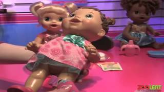 Baby Alive Dolls at New York Toy Fair 2014 [upl. by Nrubua551]