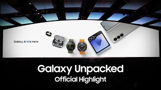 Samsung Galaxy Unpacked July 2024 Highlights [upl. by Meghann]