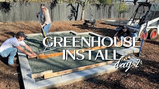 Next Up Greenhouse FLOORS 🤩 Installing Canopia Greenhouse Gravel and Paver Flooring [upl. by Taryne341]