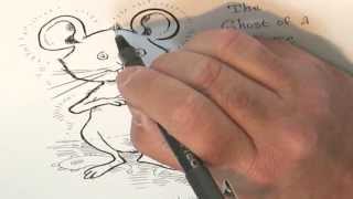 How to draw a mouse a ghostly mouse with Chris Riddell [upl. by Acyre989]