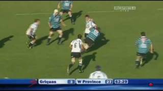 Conrad Jantjes try vs Griquas [upl. by Nuawd]