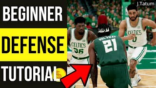 NBA 2K22 On Ball Defense Tutorial FOR BEGINNERS [upl. by Rairb231]