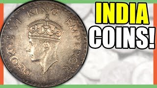 10 INDIA COINS WORTH MONEY  VALUABLE WORLD COINS [upl. by Nolyaw]