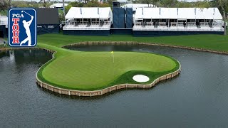 Drone flyover of EVERY hole at THE PLAYERS Stadium Course [upl. by Melda]