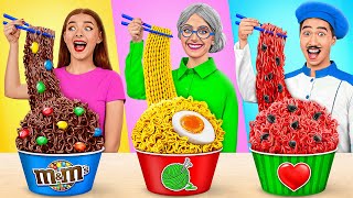 Me vs Grandma Cooking Challenge  Awesome Kitchen Tricks by TeenDO Challenge [upl. by Nnayelsel]