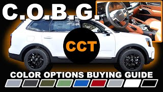 2023 Kia Telluride facelift  Color Options Buying Guide [upl. by Gwenn]