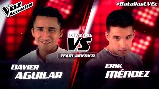 Davier Aguilar vs Erick Méndez  quotAmor prohibidoquot  Batallas  T2  La Voz Ecuador [upl. by Outlaw]