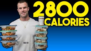 Full Day Of Eating 2800 Calorie Diet  Men’s Physique Leg Day [upl. by Haiasi]