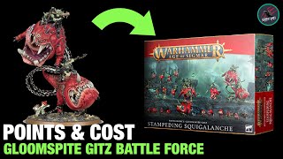 GLOOMSPITE GITZ BATTLE FORCE XMAS 2022  Price amp Point Breakdown  Good To Start An Army With [upl. by Laundes248]