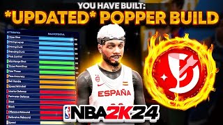 BEST SHOOTING CENTER BUILD ON NBA 2K24 ALL AROUND BIG MAN BUILD NBA 2K24 [upl. by Curkell]