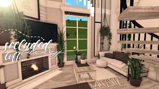 BLOXBURG secluded luxury loft 58k l tour  speedbuild ♡ [upl. by Shiff394]