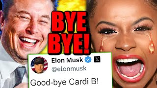 Its OVER For Cardi B After INSANE MELTDOWN Elon Musk Gets The LAST LAUGH [upl. by Albemarle900]