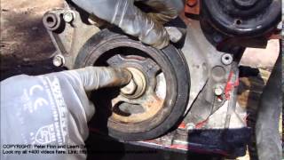 How to assemble engine VVTi Toyota Part 34 Crankshaft pulley wheel [upl. by Ferdie]