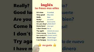 Las frases más importantes Aprender Inglés para principiantes shorts 14 HEAD [upl. by Timrek]