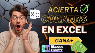 Apuestas Deportivas Cómo Calcular y Ganar con Precisión en los Córners con Excel [upl. by Iatnwahs]