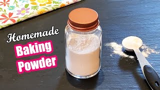 How To Make Baking Powder At Home  Homemade Baking Powder Recipe [upl. by Aloek]