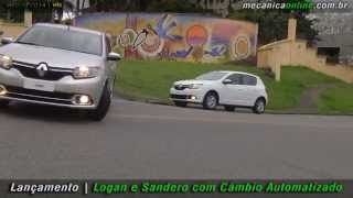 Sandero e Logan com transmissão automatizada [upl. by Oravla426]