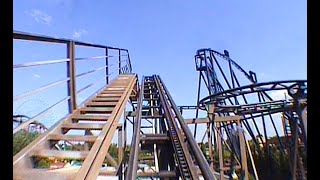 Pakal Gold Digger  2005 Footage and Front Seat POV  Mirabilandia Theme Park Italy [upl. by Norrahs632]