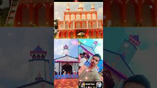 Maiya ke aarti durga puja smart pandal shortsvideo durgapuja kedarnath pandal maa shorts devi [upl. by Kentigerma293]