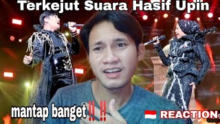 ZIANA ZAIN amp HASIF UPIN  WAKTU 🇮🇩 REACTION  DUET PALING TOP‼️ [upl. by Ellimac897]