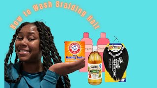 Hair Tutorial How to Correctly Wash Braiding Hair [upl. by Casimire]