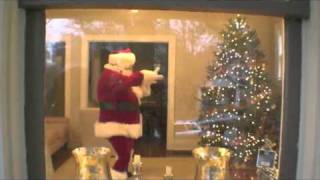 Dave Barnes Gets Caught As Dancing Santa [upl. by Aihsot600]