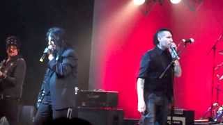 Alice Cooper Marilyn Manson and Steven Tyler sing Come Together with Johnny Depp on guitar [upl. by Notsahc]