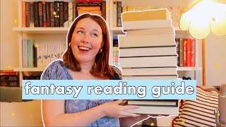 ULTIMATE FANTASY READING GUIDE beginner to advanced fantasy recommendations [upl. by Silvers]