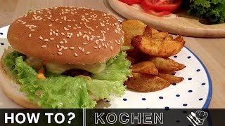 Burger selbst machen  How To [upl. by Nuahsar]