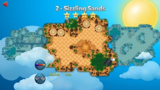 TowerMadness 2  Level 22  Sizzling Sands  4 Stars [upl. by Hehre]