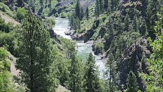 Little amp Big Falls Payette River Lowman Idaho [upl. by Rubinstein704]