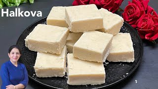 halkova recipe  90s kids favourite sweet snack  palkova barfi dessert snack  maida barfi [upl. by Sherurd491]