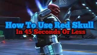 How To Use Red Skull  Decent Attacker [upl. by Ajoop]