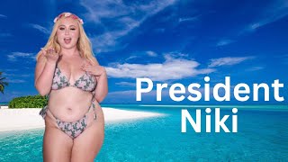 President Niki  Plus Size Curvy Model  Bio amp Facts [upl. by Heinrike]