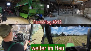 Farmvlog 312 Ölwechsel am Toplliner  Heuernte geht weiter [upl. by Eibloc]