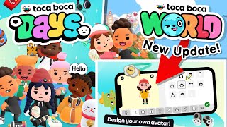 Toca Life World Update  Toca Boca Days NEW GAME Toca Boca [upl. by Blackburn]