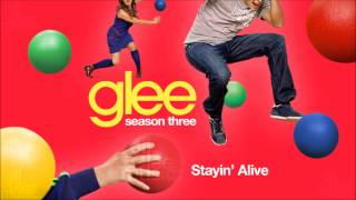 Stayin Alive  Glee HD FULL STUDIO [upl. by Eirallih]