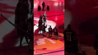 Ottawa Senators VS Philadelphia Flyers Season Opener Ceremony 20232024 Season [upl. by Delbert]