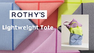 NEW  Rothys Lightweight Tote Review  Packing [upl. by Aikym189]