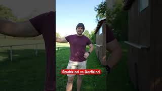 Stadtkind vs Dorfkind 😂 shorts [upl. by Cecily]