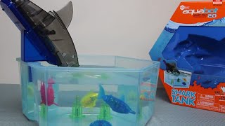 HexBug AquaBot 20  Shark Tank detailed Play Test Review  Snapping Catching Splashing fun [upl. by Hilarius]