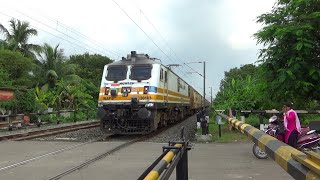 Fastest Wap5 Leads Malda Intercity express Furious Moving Throughout Railgate [upl. by Wahlstrom]