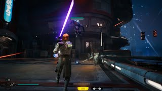 Jedi Survivor Crossguard Lightsaber Gameplay on Coruscant [upl. by Pish]