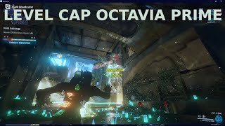 Warframe Void Cascade Solo Level Cap Build Octavia Prime Steelpath [upl. by Garlen]