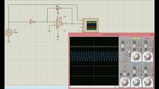 Inverting Amplifier in Proteus [upl. by Aikit300]